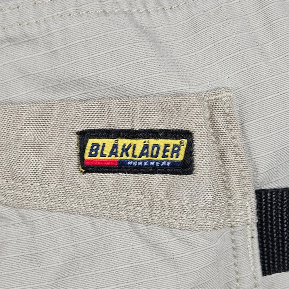 Blaklader Workwear Shorts Mens 34 Tan Ripstop Cargo Durable Utility BLK 1959